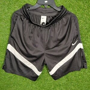 Nike Dri-FIT Shorts Mens Small Black‎ White Athletic Gym Running Training